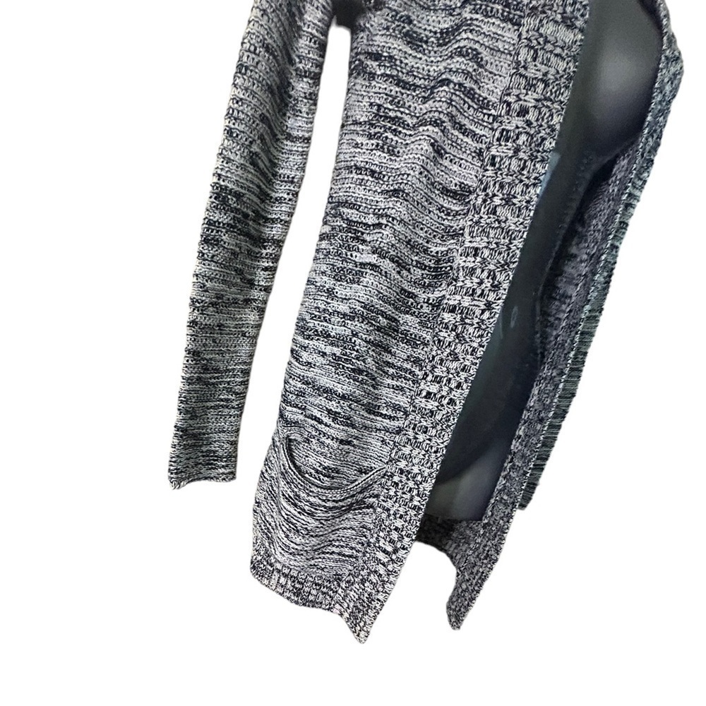 Express Open Front Grey Cardigan Used Size: Xs - image 3